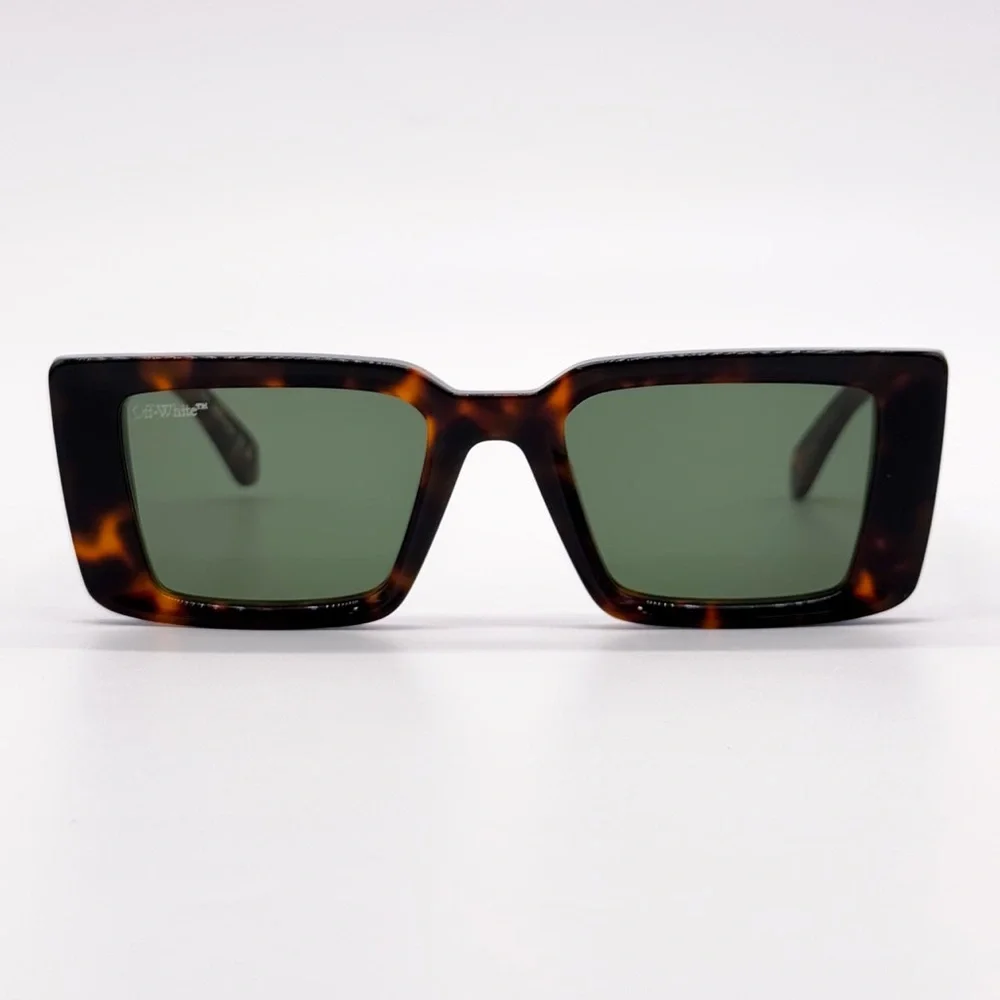 NEW OFF-WHITE SAVANNAH AF 16055 HAVANA SUNGLASSES SQUARE OERI077 6055